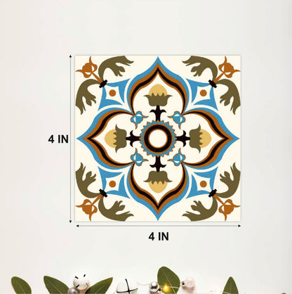 DPTS-227-Mediterranean Floral Mosaic Tile Sticke