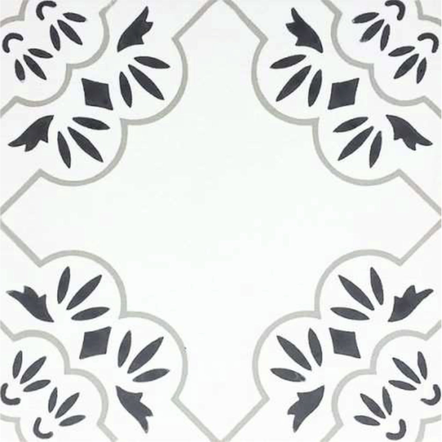 Minimal Floral Corner Tile Sticker