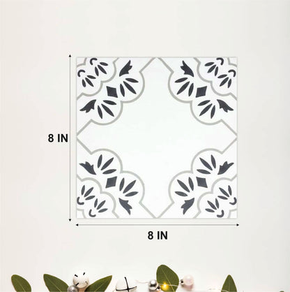 Minimal Floral Corner Tile Sticker