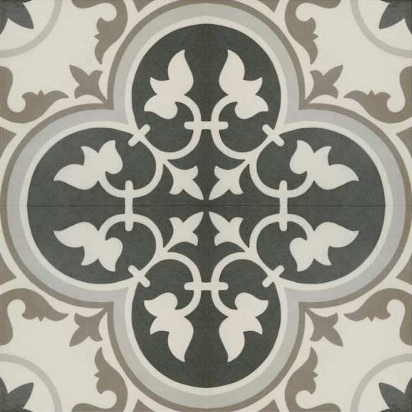 Vintage Gothic Floral Tile Sticker