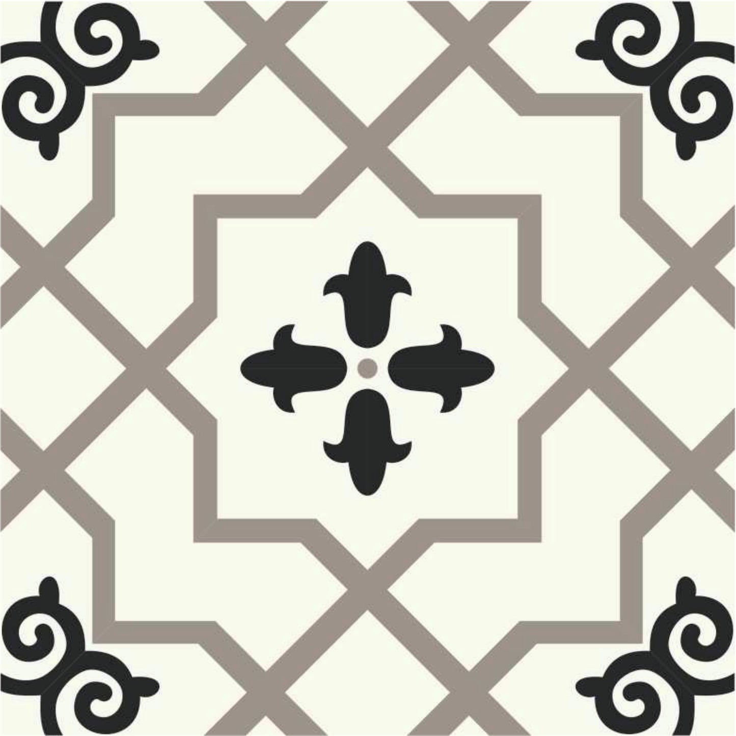 Classic Moroccan Trellis Tile Sticker