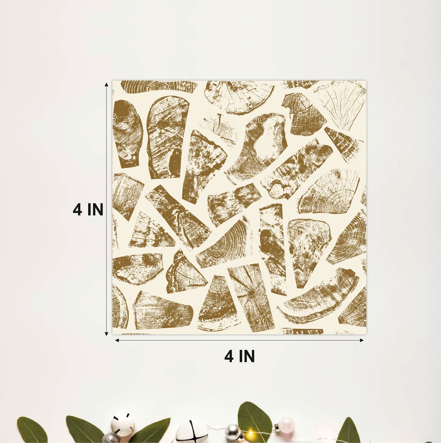 Natural Timber Pattern Tile Sticker