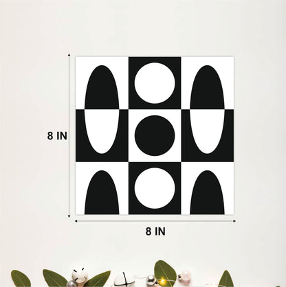 Contemporary Circle Pattern Tile Sticker