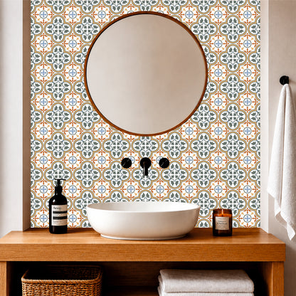 Elegant Ornamental Wall & Floor Tile Sticker