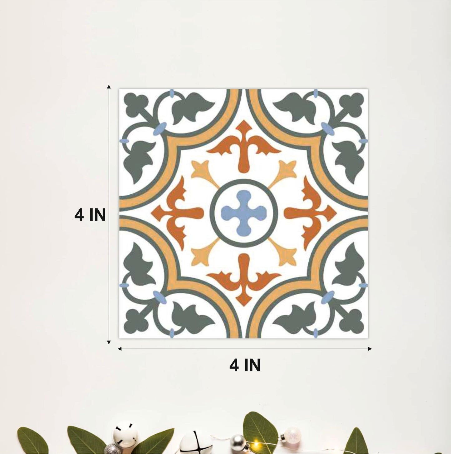 Elegant Ornamental Wall & Floor Tile Sticker