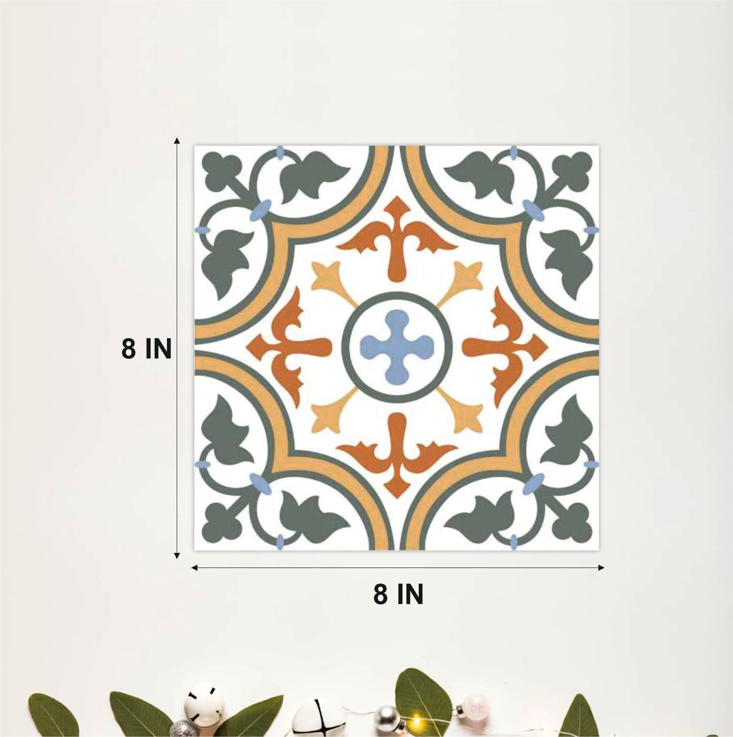 Elegant Ornamental Wall & Floor Tile Sticker