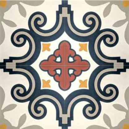 Vintage Mediterranean Scroll Tile Sticker