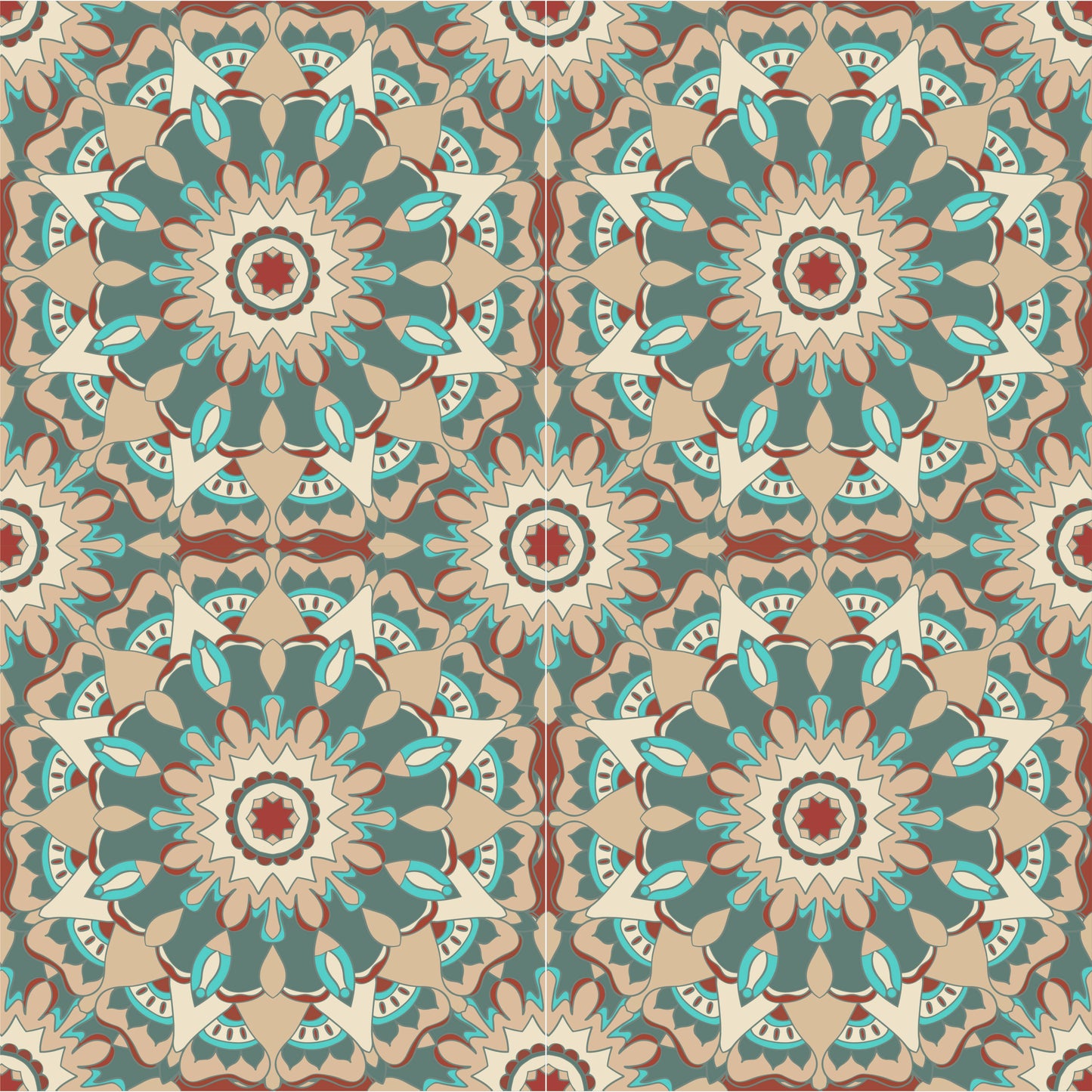 Bohemian Mandala Tile Sticker