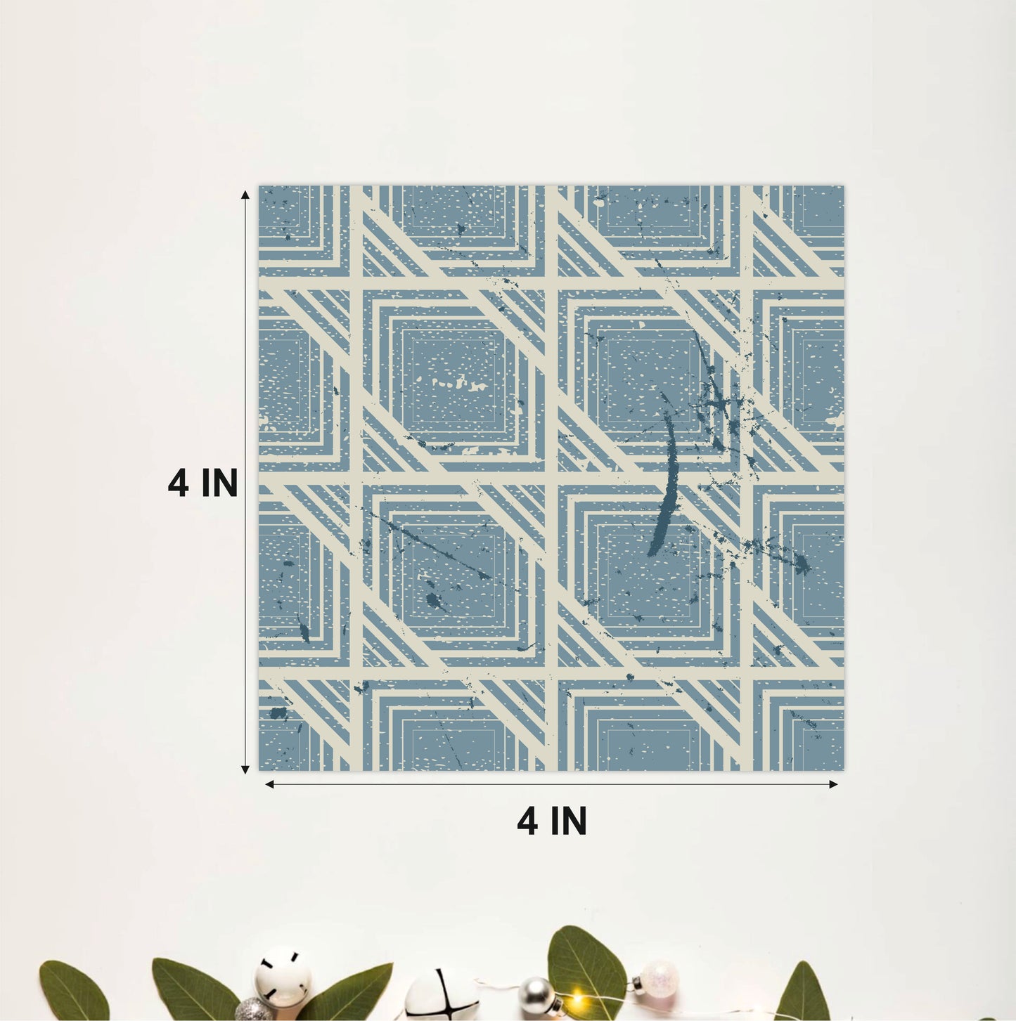 Retro Blueprint Tile Sticker