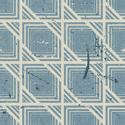 Retro Blueprint Tile Sticker