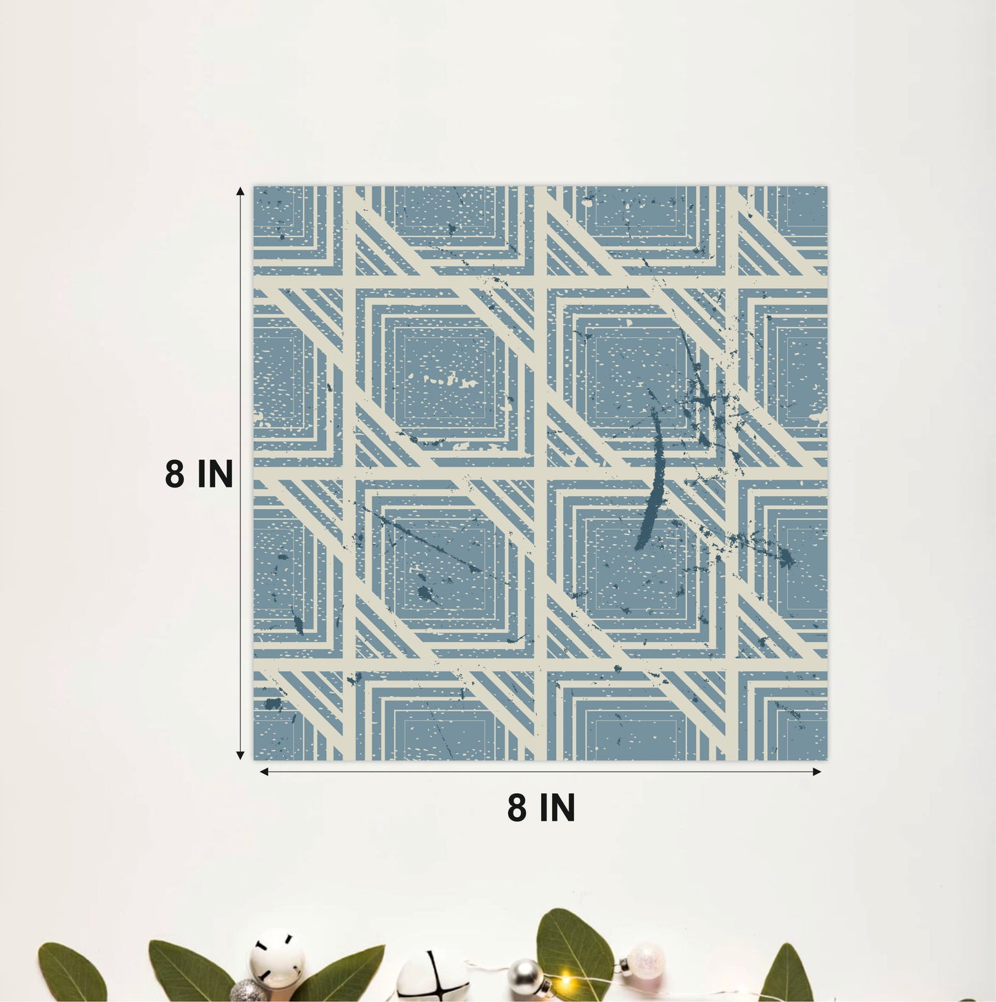 Retro Blueprint Tile Sticker