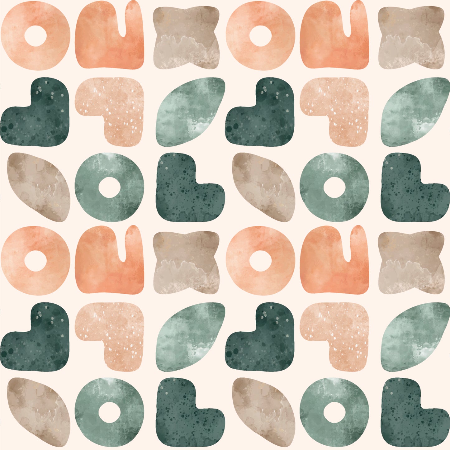 Organic Abstract Tile Sticker