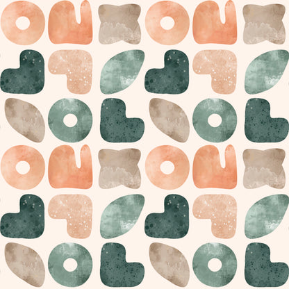 Organic Abstract Tile Sticker