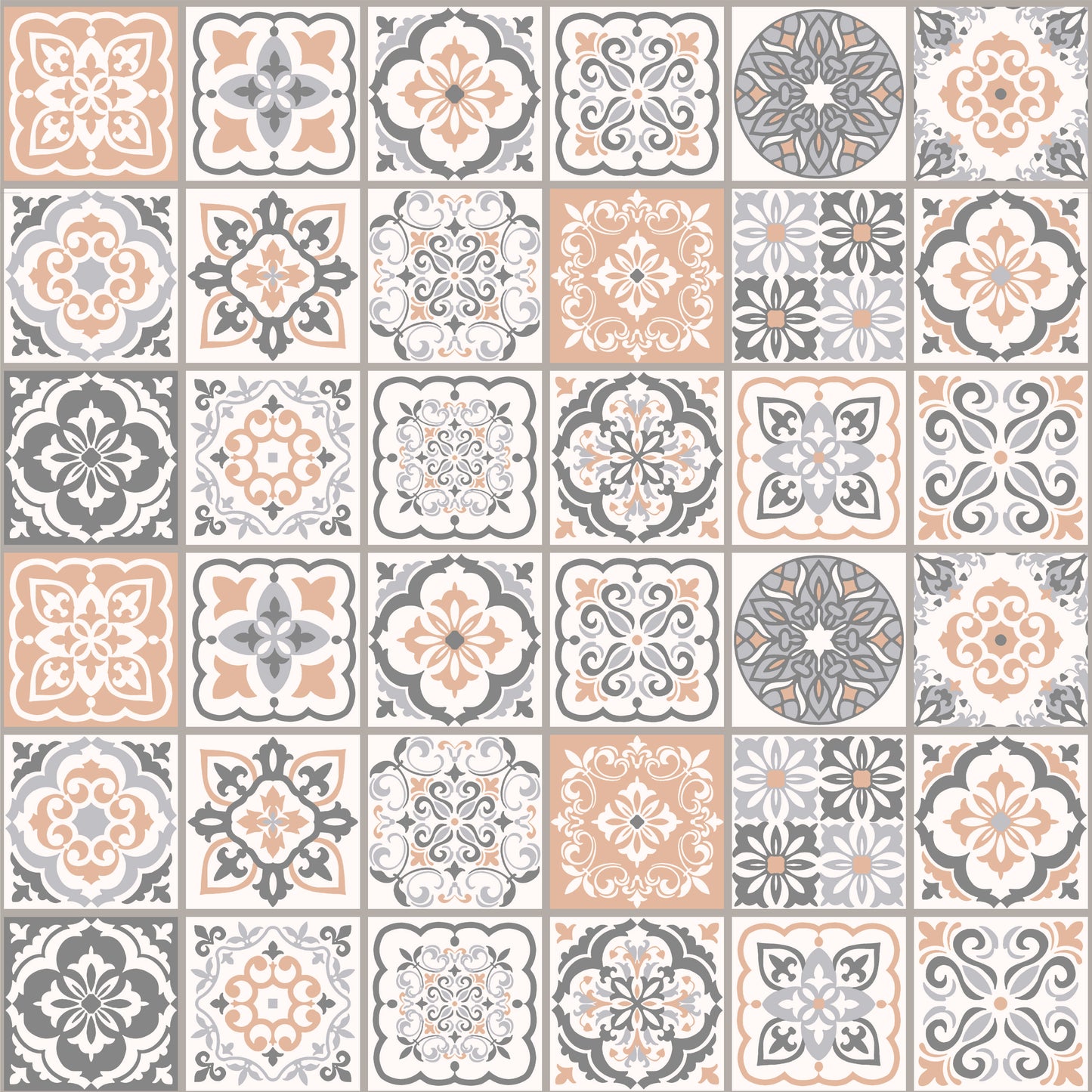 Vintage Patchwork Tile Sticker