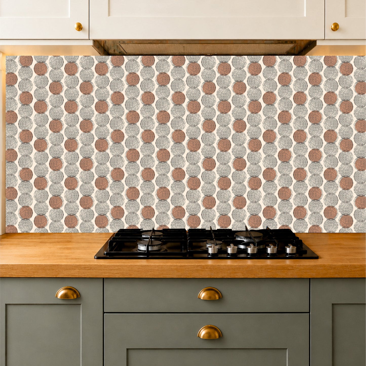 Concentric Circle Tile Sticker