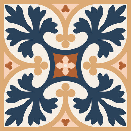 Mediterranean Acanthus Tile Sticker