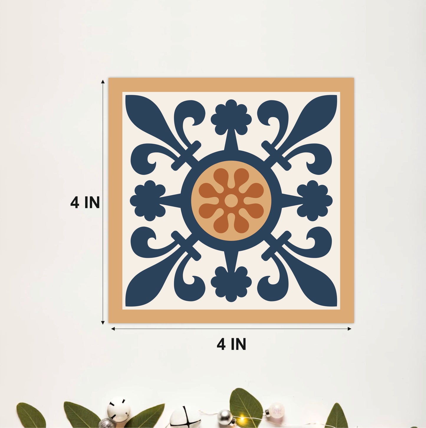 Mediterranean Sun Medallion Tile Sticker