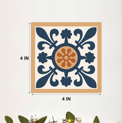 Mediterranean Sun Medallion Tile Sticker
