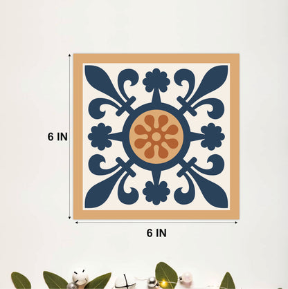 Mediterranean Sun Medallion Tile Sticker