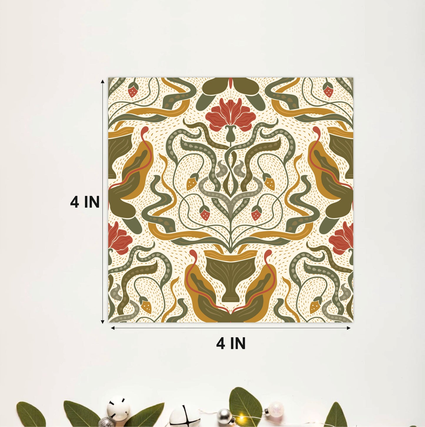 English Garden Tile Sticker