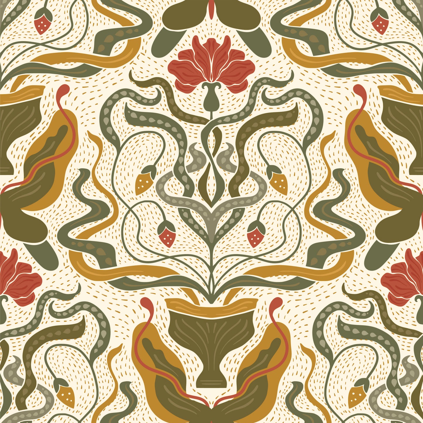 English Garden Tile Sticker