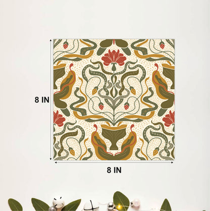 English Garden Tile Sticker
