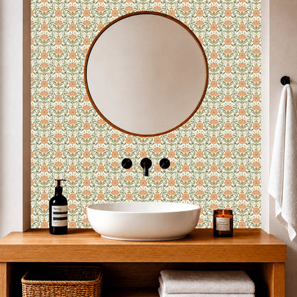 Victorian Floral Vine Tile Sticker