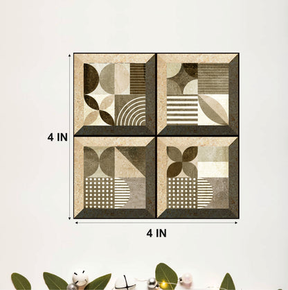 Bauhaus Geometry Tile Sticker
