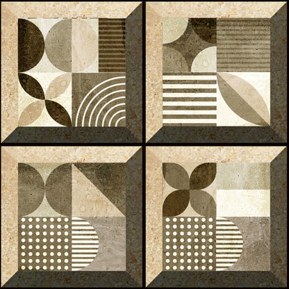 Bauhaus Geometry Tile Sticker