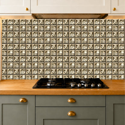 Bauhaus Geometry Tile Sticker