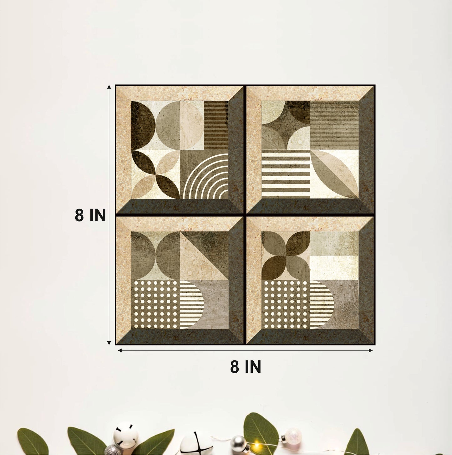 Bauhaus Geometry Tile Sticker