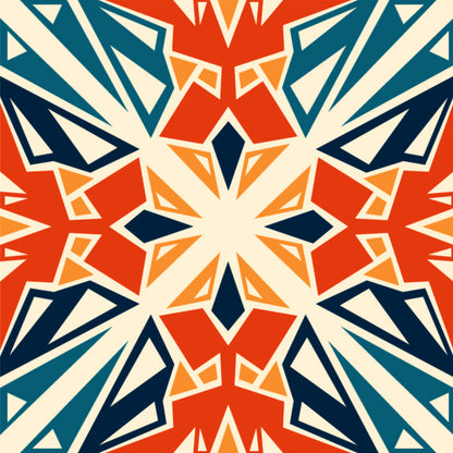Cubist Mosaic Tile Sticker