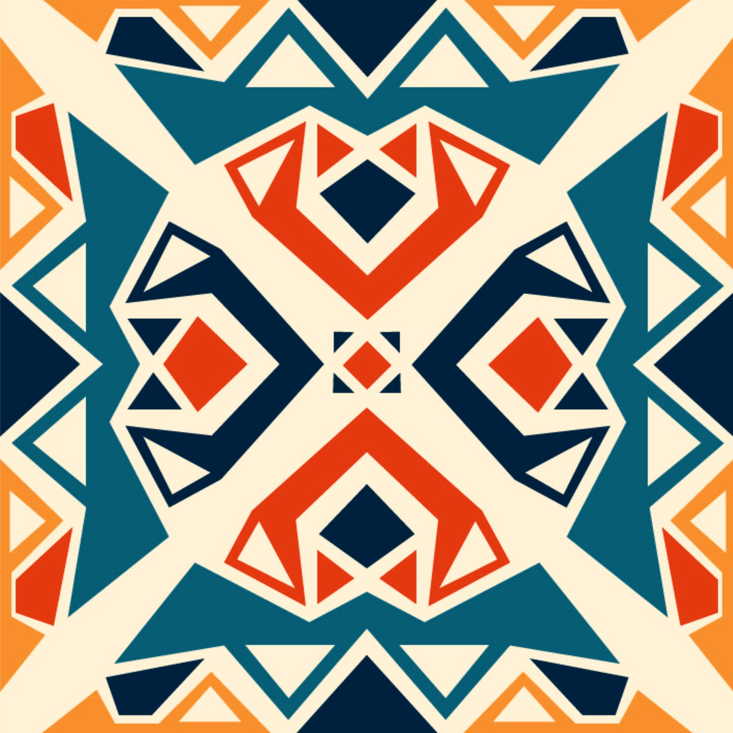 Modern Art Deco Tile Sticker