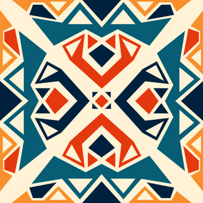 Modern Art Deco Tile Sticker