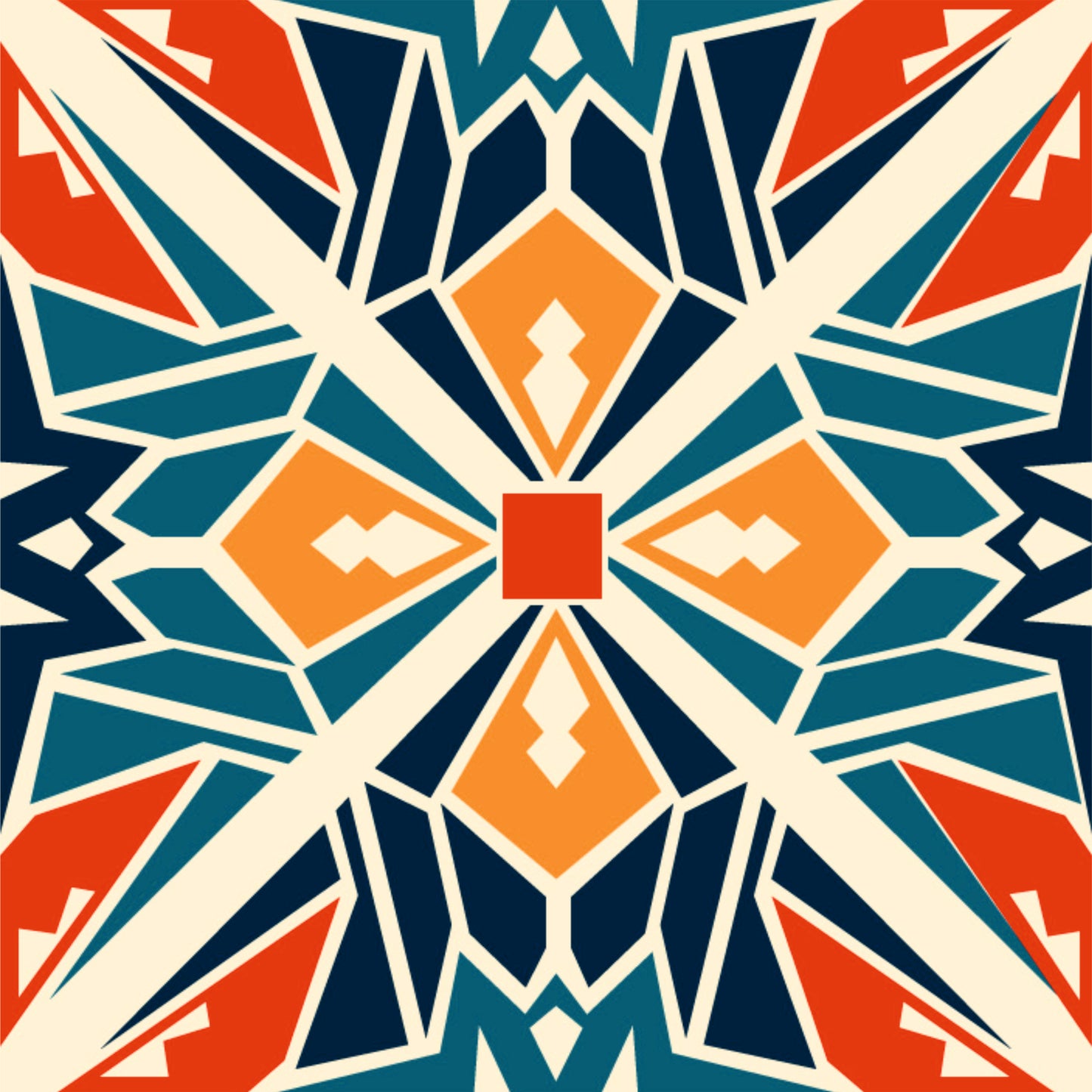 Art Deco Geometric Tile Sticker