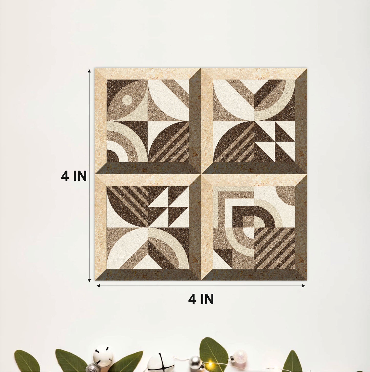 Contemporary Stone Pattern Tile Sticker