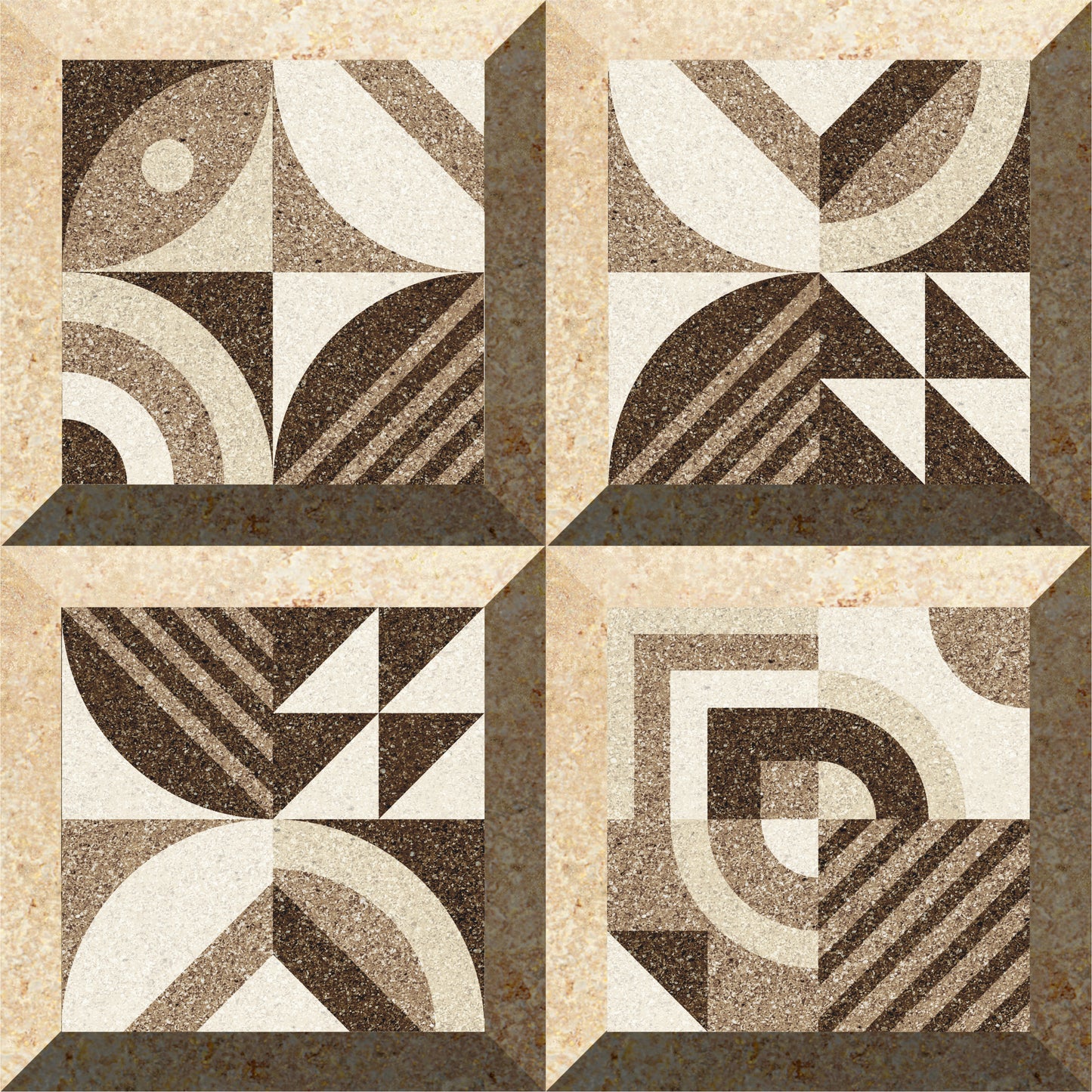 Contemporary Stone Pattern Tile Sticker