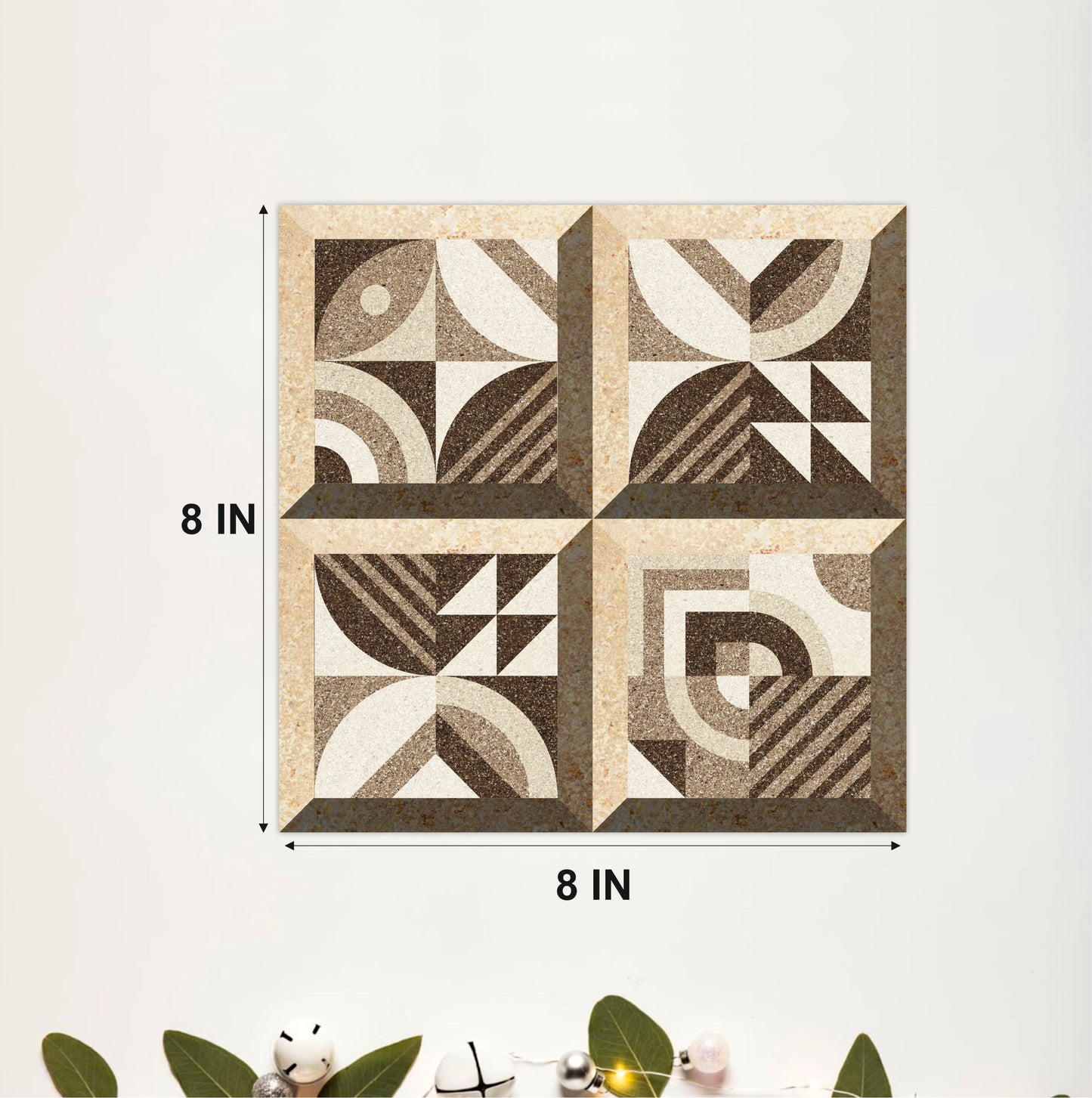 Contemporary Stone Pattern Tile Sticker