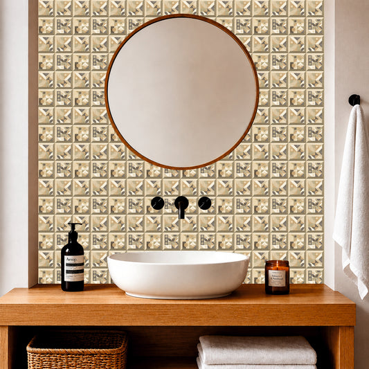 Modern Stone Texture Tile Sticker