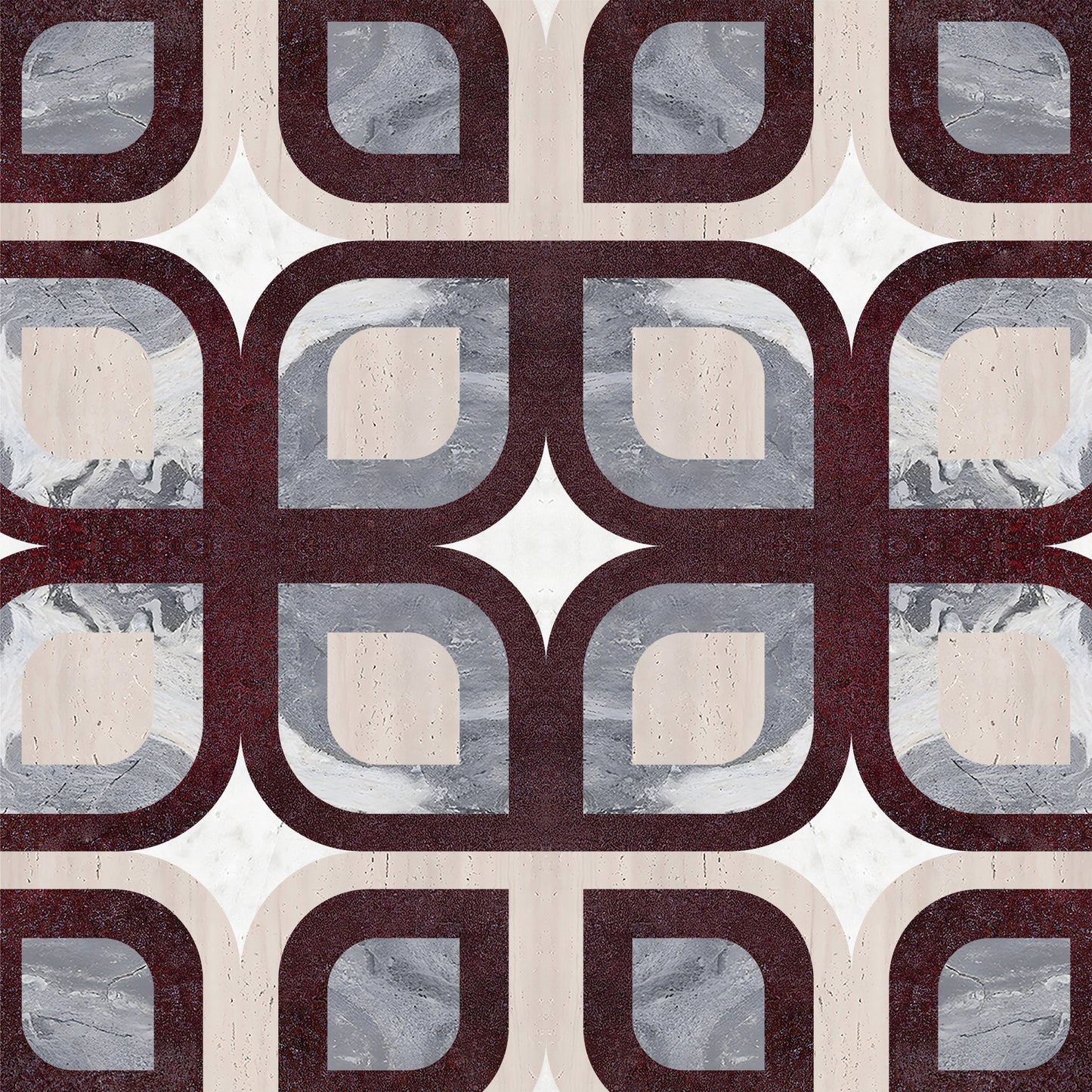 Mid-Century Mosaic Tile Sticker