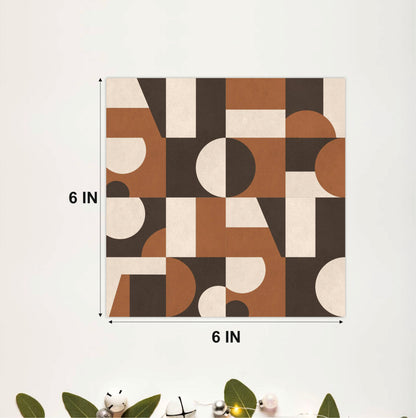 Mid-Century Geometric Tile Sticker