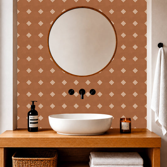 Terracotta Heritage Tile Sticker