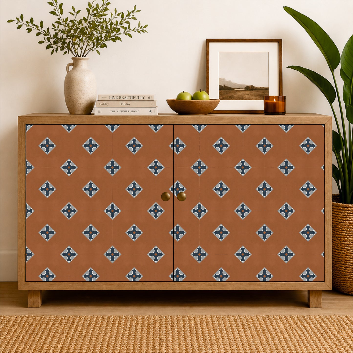 Mediterranean Terracotta Tile Sticker