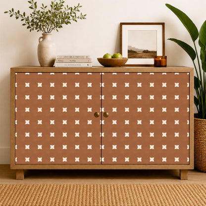 Earth Tone Petal Tile Sticker