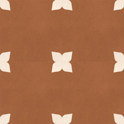 Earth Tone Petal Tile Sticker