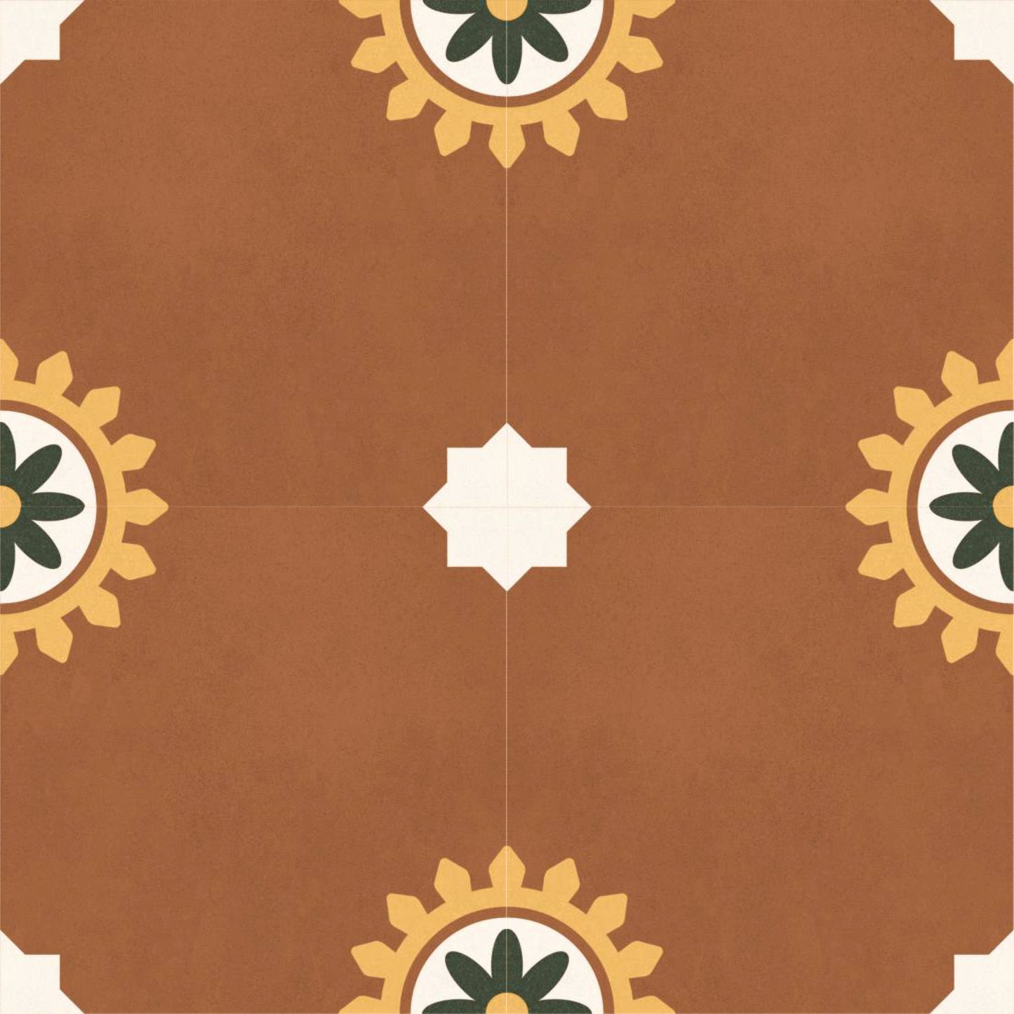 Vintage Terracotta Tile Sticker