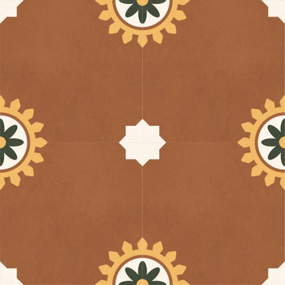 Vintage Terracotta Tile Sticker