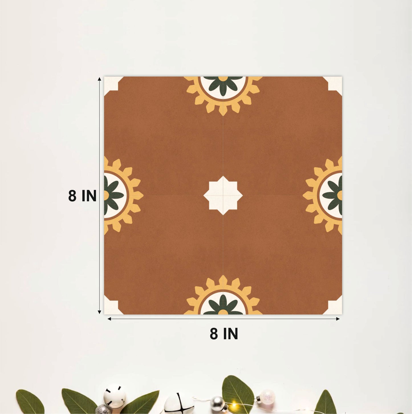 Vintage Terracotta Tile Sticker