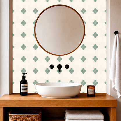 Scandinavian Floral Tile Sticker