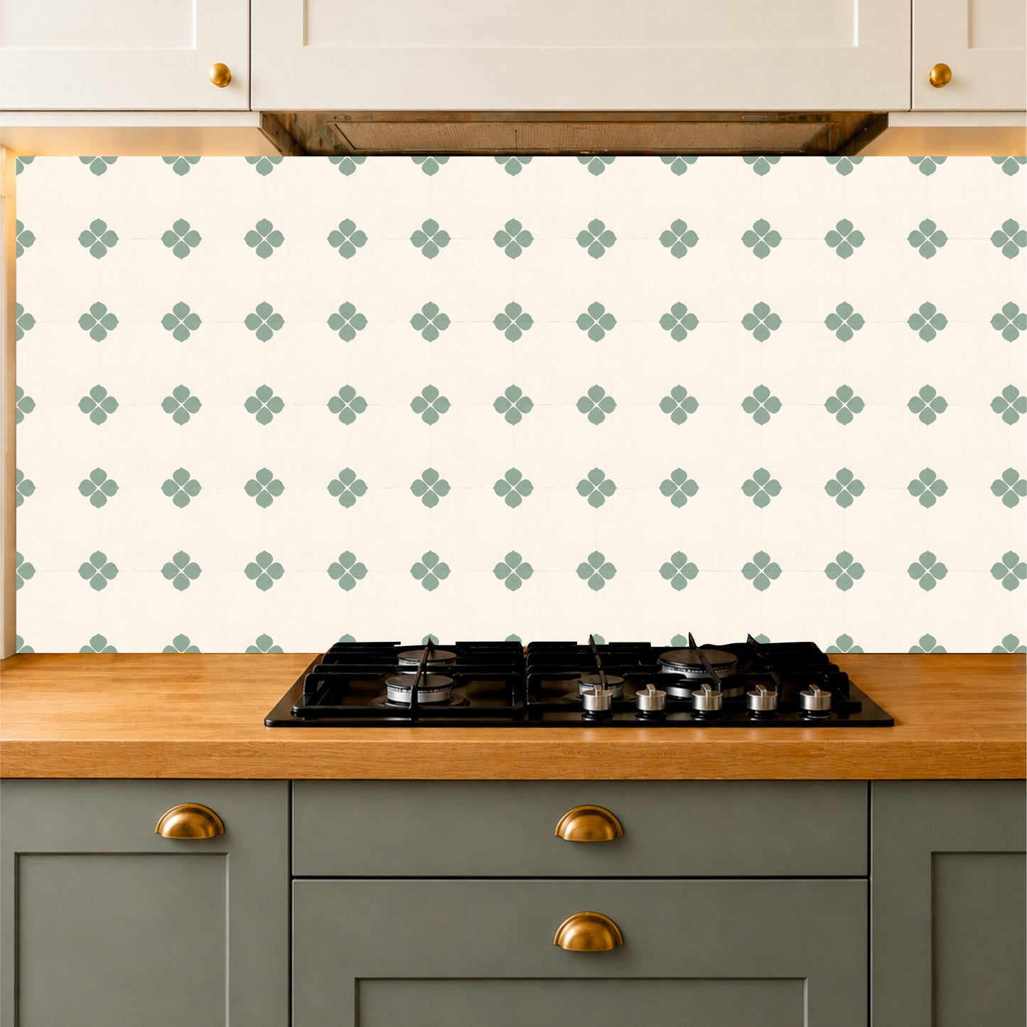 Scandinavian Floral Tile Sticker